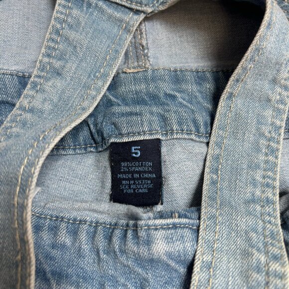 Women's 5 │ Blue Spice Overalls │Authentic │Distressed - Picture 7 of 9